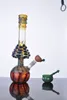 New Mushroom hookah Glass Water pipe Colorful zob glass bongs hand made oil rig with downstem 14 mm joint