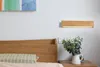 Modern japansk stil LED-lampa ek Trä vägglampa Lampor Sconce för sovrum Hembelysning, vägg SCONCE SOLID WOOD WALL LIGHT LLFA
