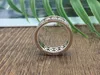 100% 925 Sterling Silver European Pandora Jewelry Vintage Fascination Ring with Clear Cubic Zirconia Fashion Charm Ring