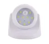 9LED sensor dual control de luz inducción del cuerpo humano lámpara de ahorro de energía rotación de 360 grados inducción automática