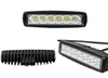 Hög intensitet DC10-30V, 6 * 3W LED-arbetsljus, grilllampor, strobe Waning Lights, Front Headlamp, WaterProot IP 67