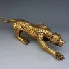 15 -calowe Art Deco Lopards Bronze Rzeźba Kubizm Panthers Statue2933266