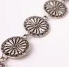 Joyería para mujer Vintage bohemio plata 3 capas borla moneda grabada con cadena de dedo del pie anillos tobilleras Boho tobillera pulsera sandalias descalzas