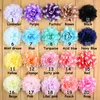 Weiße Gewebe-Chiffon- Blume für Hochzeits-Kleid-Verschönerung, Brauthaar-Dekoration mischte Farbe 24pcs/lot