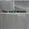 10ft*20ft White ice silk wedding backdrop curtain with swags Wedding Props Satin Drape curtain For Wedding Birthday Evening Party Decoratio