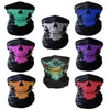 New 10styles motocicleta bicicleta esportes ao ar livre Neck Rosto Cosplay máscara de caveira máscara máscaras completa Face principal capa Protector Bandanas partido C012