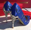 grossist gratis frakt Big Sale Red Brides sko brudtärna brudsko lady 2017 Spring New Pointy Heels Satin Women's Shoes