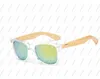 Oryginalne drewniane okulary przeciwsłoneczne Bambusa Mężczyźni Kobiety Lustrzane Okulary przeciwsłoneczne UV400 Drewno Okulary Gogle Outdoor Sunglases