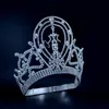 Pageant Crowns Tiaras Lager Ajustável Miss Pageant vencedor Queen Bridal Wedding Princess Hair Jewelry For Party Prom Shows Headdre261R