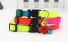 Rainbow Dog Cat Bell Collar Verstelbare Outdoor Comfortabele Nylon Pet Collars voor Kleine Honden Puppies Pet leverancier