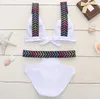 Damen One-Shoulder-Badeanzug, Triangel-Wickel-Bikini-Set, Bademode, brasilianischer Ausschnitt, Sommer-Strand-Badeanzug, S, M-XL