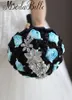 Modabelle Sky Blue и Black Crystal Свадебные букеты Свадебные Цветы Bridal Bouques Свадебные Украшения Букет Букет Mailes В наличии