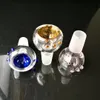 Couleur et tête de bulle plus vide, bongs en verre en gros, tuyaux en verre, brûleur à mazout en verre, adaptateur, bol