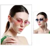 ALOZ MICC 2019 herzförmige Sonnenbrille für Damen, schöne Schattierungen, Sonnenbrille für Damen, Bonbonfarben, Metallrahmen, Mädchen-Sonnenbrille, Spiegel, lune228Y