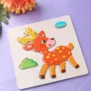 Marke Neue Baby Kind Cartoon Tiere Dimensionale Puzzles Spielzeug obst Puzzles Pädagogisches Spielzeug für Kinder Geschenke 17-60