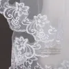 Bridal Veils Urocze tanie dziewczynki ślubne akcesoria ślubne zasłona na ślub koronkowy biały kolor kości słoniowej urocza 9050665