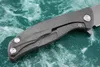 DC Shirogorov F95-serie Russische vouwmes kogellager wasmachine systeem D2 stonewash / satijnen mes tc4 titanium legering handvat