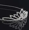 Meisjes kronen met steentjes bruiloft sieraden bruidsheadpieces verjaardagsfeestje prestaties pageant crystal tiaras bruiloft accessoires # BW-T020
