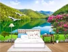 Rivers and Mountains 3D Landscape Wall Murals Mural 3D Wallpaper 3D Wall Papers for TV Backdrop5053368