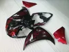 Injection mold free customize fairing kit for Yamaha YZF R1 09 10 11-14 red flames black fairings set YZF R1 2009-2014 OY16