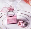 100pcs Diamond ring shape keychain Key accessories choice 5 color New Cheap home party Favors wedding gifts