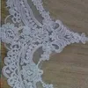 흰색 아이보리 성당 길이 3M 웨딩 베일 빗이 달린 한 층 레이스 신부 액세서리 베일