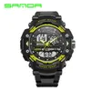 2017 SANDA Fashion Waterproof Sport Watch Men Camping Diving Military Wrist Watches Geneva Clock For Male Saat Relogio Masculino