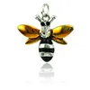 Fashion Bee Charms Ciondola 2 Ciondoli in metallo smaltato a colori per animali Charms fai-da-te per gioielli che fanno accessori
