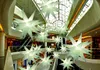 2 meter diameter prachtige witte verlichting opblaasbaar sterrenkostuum voor podiumdecoraties feest in het Israël