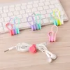 Silicone Magnete Bobina Auricolare Cavo Avvolgitore Tipo Bobina Avvolgitubo Cavo Cord Holder Cable Wire Organizer per iPhone xiaomi 500ps / lotto