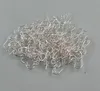 500 Uds. Pendientes de plata de ley 925 hallazgos ganchos de alambre de pescado joyería DIY 15mm gancho de pescado Fok bobina oreja Wire317R