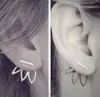 lotus earrings studs