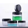 vide transparent petit rond en plastique pot d'affichage clair pot de crème cosmétique contenant de baume Mini emballage de récipient d'échantillon