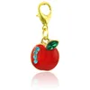 Couleur de couleur plaquée Clât de homard Charms Slebing en émaine en émaise pomme Charmes de bricolage pour les accessoires de fabrication de bijoux6744383