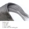 300g Deux Tons T 1B Gris Foncé Ombre Cheveux Humains Weave Bundles Bonne Qualité Coloré Brésilien Péruvien Malaisien Indien Cheveux Raides9858251