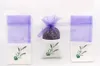 Sachets organza tassen lavendel 3x6 inch luxe bruiloft voile gift tas sieraden geschenk zakjes tassen voor bruiloft gunsten