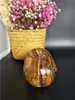 New product natural tiger-eye crystal skull Hand Carved tiger eye quartz skull for home decoration 1.12 kg