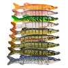 Ny saltvattenfiske Big Game Sea Lure 66g 20cm ABS Plast 8 Sektioner Hård Bait Bass Baits