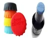 500pcs/lot Silicone Beer Bottle Cap Wine Stoppers Sealing Cover Leak Free Sealers Keep Bear Fresh Bar Tools random colors
