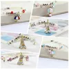 Meilleur cadeau Tour Bracelet Femme petite amie soeur bijoux frais et simples cadeau d'anniversaire FB111 ordre de mélange 20 pièces beaucoup Bracelets de charme