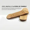 Legno in lega di skateboard in lega stent cuscinetto ruota della ruota tastiera per bambini giocattoli per bambini cuscinetti da cuscinetto skid pad maple5976507