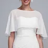Barato Chiffon Casamento Wraps Nupcial Wraps / Jaquetas Simples Plus Size Casamento Bolero Acessórios Do Casamento