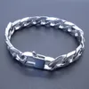 100% Stainless Steel Bracelet Men Retro Jewelry T and CO Curb Cuban Chain 6/8/12 mm Width 8" Inches