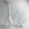 Bong per tubi dell'acqua mini piattaforme petrolifere femminili da 10mm 14mm con bong per acqua a mano piccola da 4,3 pollici 6,3 pollici trasparente spesso riciclatore