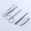 Daglig användning Nail Care Professional Manicure Set Nail Clippers Sax Rengöringsverktygssats Ange 5 st / Set God kvalitet