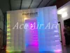 3mLx3mWx2.4mH RGB LED Inflatable Photo Booth backdrop Wedding Party Tent Cube For Reunion