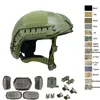 Outdoor Sport Airsoft Paintabll Shooting Helmet Head Protection Gear ABS Standard Version MH Fast Tactical Airsoft Helmet