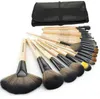 New Professional 24 PCS Set di pennelli per trucco Kit da toeletta per trucco Set di pennelli per trucco di marca in lana DHL gratuito