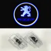 2 unids/set para Peugeot Door logo proyector de luz inalámbrico Ghost Shadow lámpara láser de bienvenida para 508 408 308 3008 4008 5008 CRZ