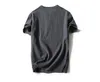 طراز صيني Tshirt للرجال الصيف بالإضافة إلى حجم القطن فضفاض الأكمام القصير V الرقبة T قميص للرجال أزياء قميص قميص الرجال الحرة شحن